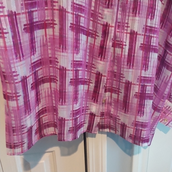 Soft Surroundings Porta Top Blouse Button Front L - Picture 4 of 12